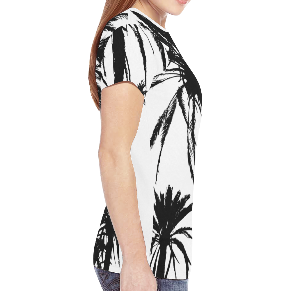 Palmlove New All Over Print T-shirt for Women (Model T45)