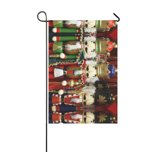 Christmas Nut Cracker Soldiers Garden Flag 12‘’x18‘’（Without Flagpole）