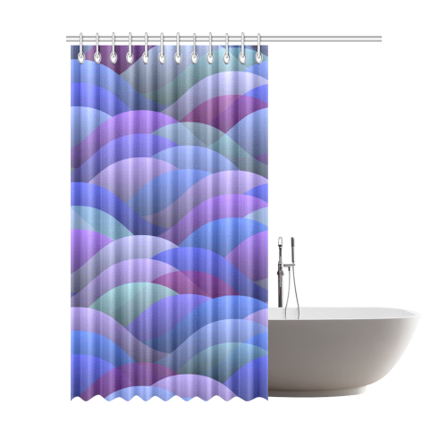 waves Shower Curtain 72"x84"