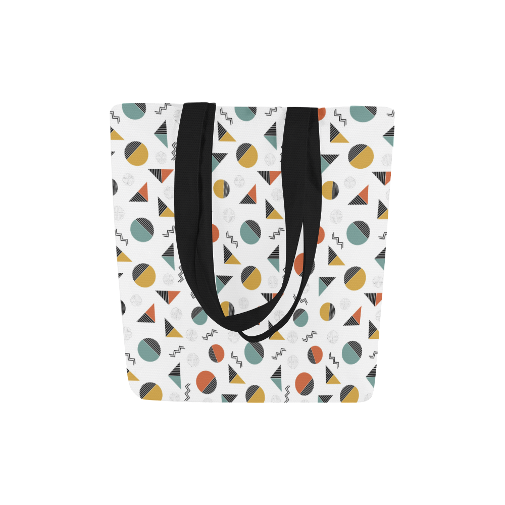 Geo Cutting Shapes Canvas Tote Bag (Model 1657)