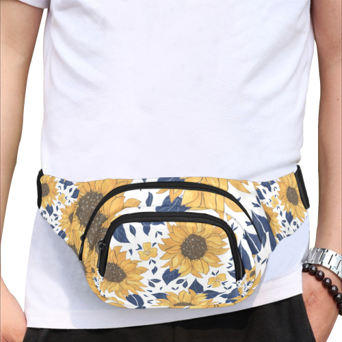 Sunflowers Fanny Pack Fanny Pack/Small (Model 1677)