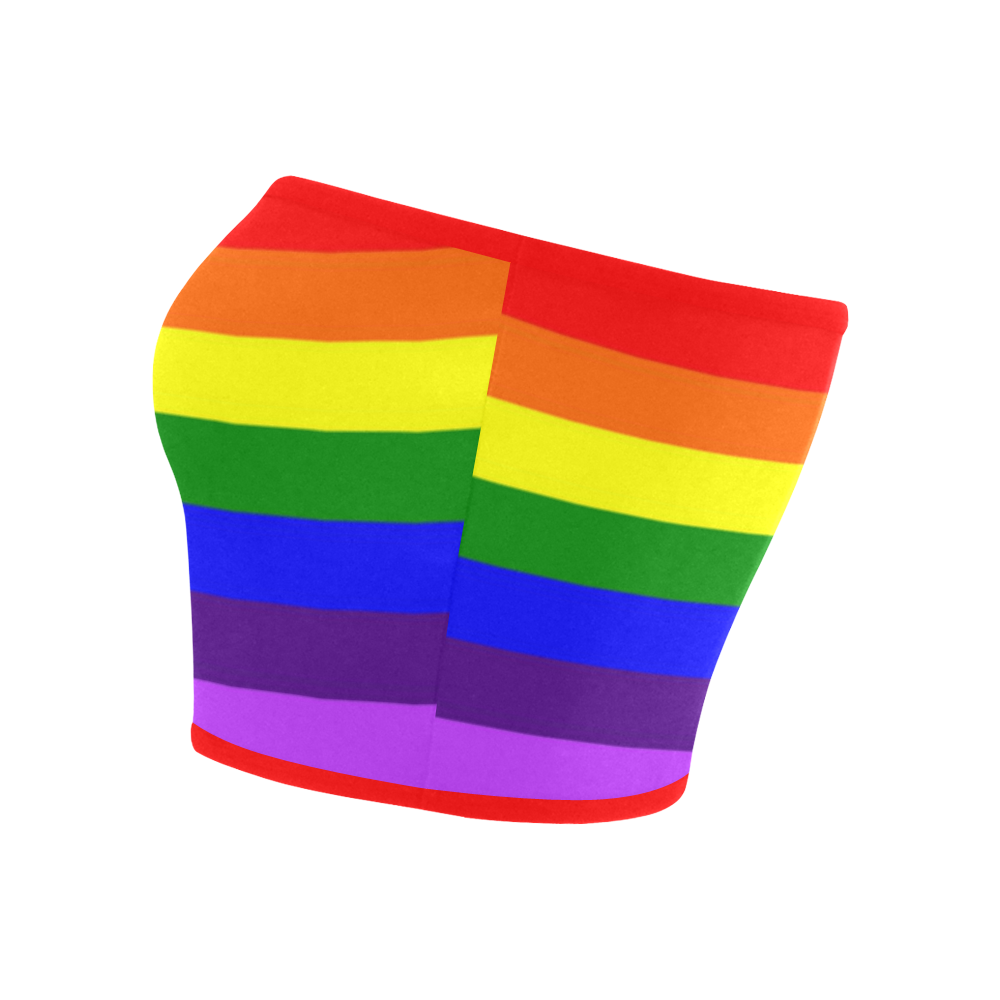 Rainbow Flag (Gay Pride - LGBTQIA+) Bandeau Top