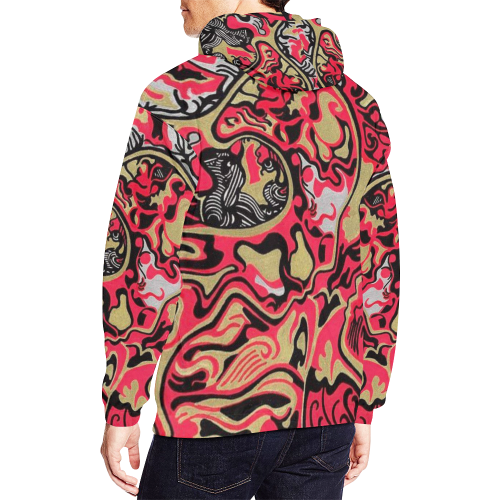Mens Restored Order_Hoodie All Over Print Hoodie for Men/Large Size (USA Size) (Model H13)
