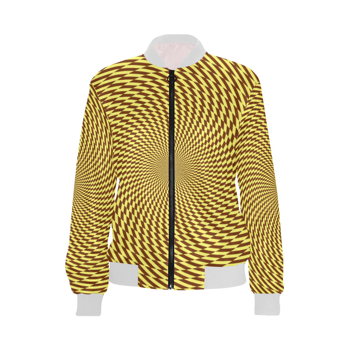 CHECKERBOARD 426A All Over Print Bomber Jacket for Women (Model H36)