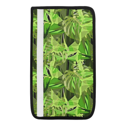 Tropical Jungle Leaves Camouflage Car Seat Belt Cover 7''x12.6''