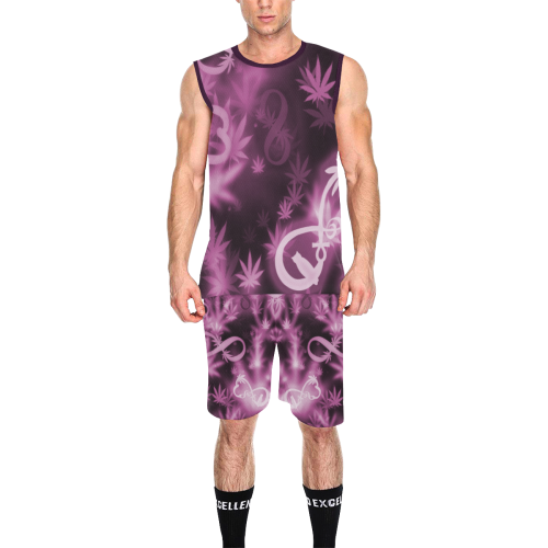 INFINITY PURPLE COSMOS All Over Print Basketball Uniform