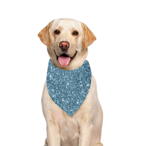 New Sparkling Glitter Print F by JamColors Pet Dog Bandana/Large Size