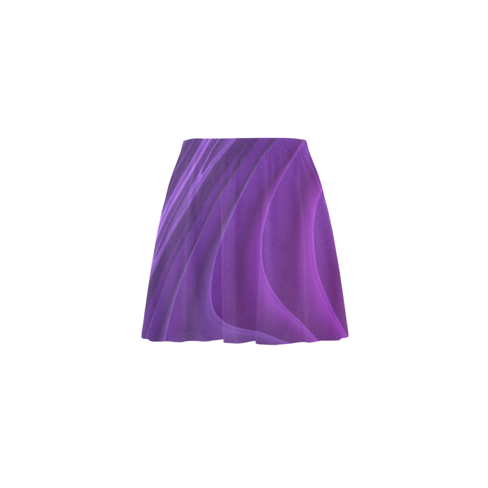 purple sands Mini Skating Skirt (Model D36)