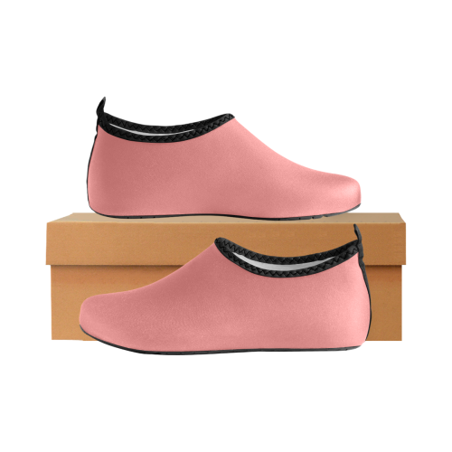 color light coral Women's Slip-On Water Shoes (Model 056)
