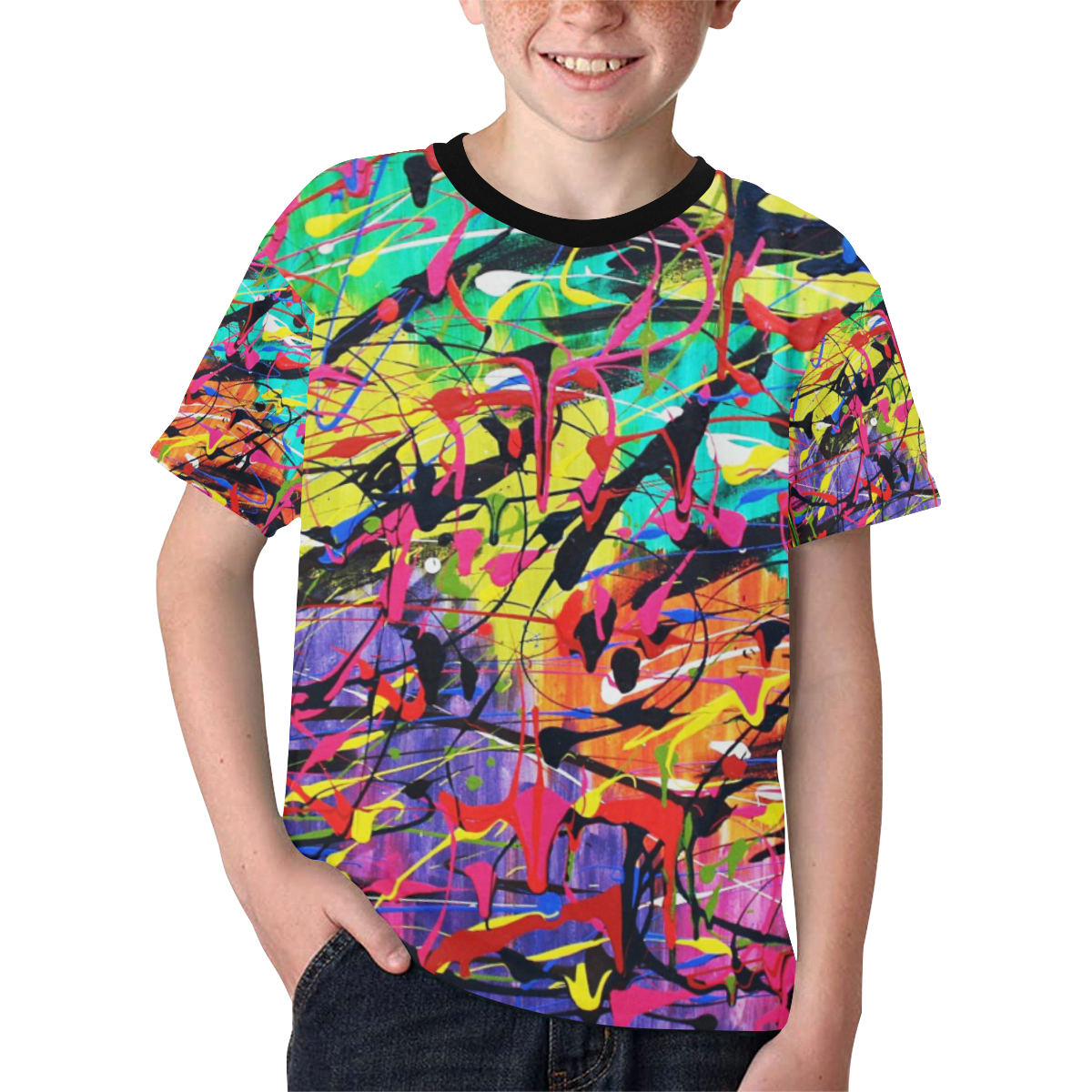 Chaos Kids' All Over Print T-shirt (Model T65)