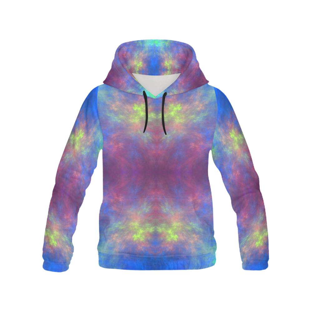 Universe of Color All Over Print Hoodie for Women (USA Size) (Model H13)
