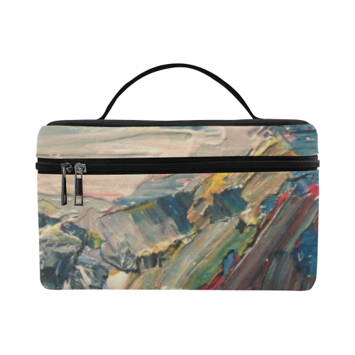 Mountains painting Cosmetic Bag/Large (Model 1658)