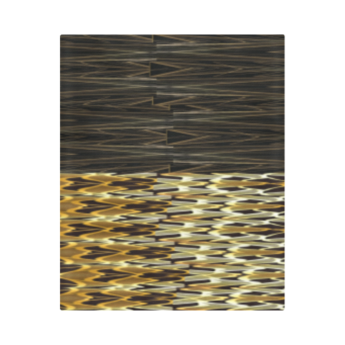 geometric design lines in gold duvet cover Duvet Cover 86"x70" ( All-over-print)