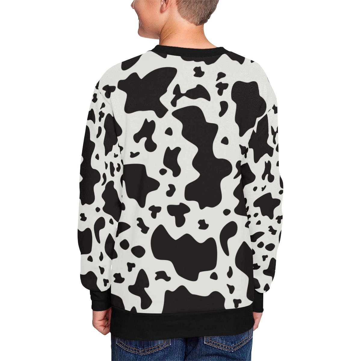 THE MILKY WAY Kids' All Over Print Sweatshirt (Model H37)