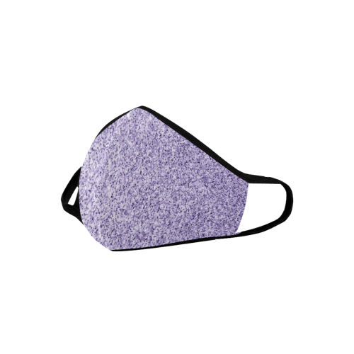 Ultra violet light purple glitter sparkles Mouth Mask