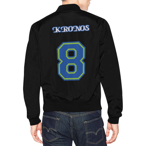 kronos All Over Print Bomber Jacket for Men/Large Size (Model H19)