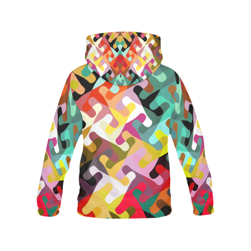 Colorful shapes All Over Print Hoodie for Men (USA Size) (Model H13)