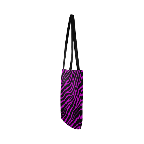 Ripped SpaceTime Stripes - Pink Reusable Shopping Bag Model 1660 (Two sides)