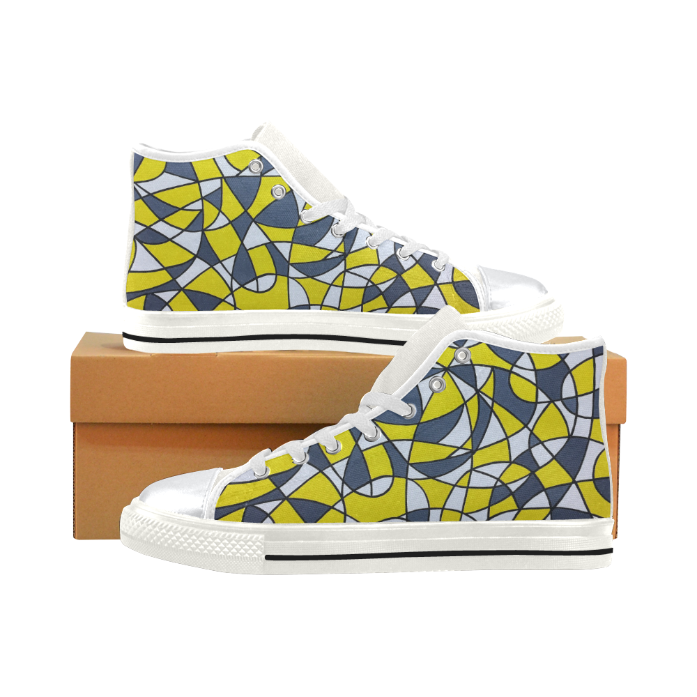 Liberty High Top Canvas Shoes for Kid (Model 017)