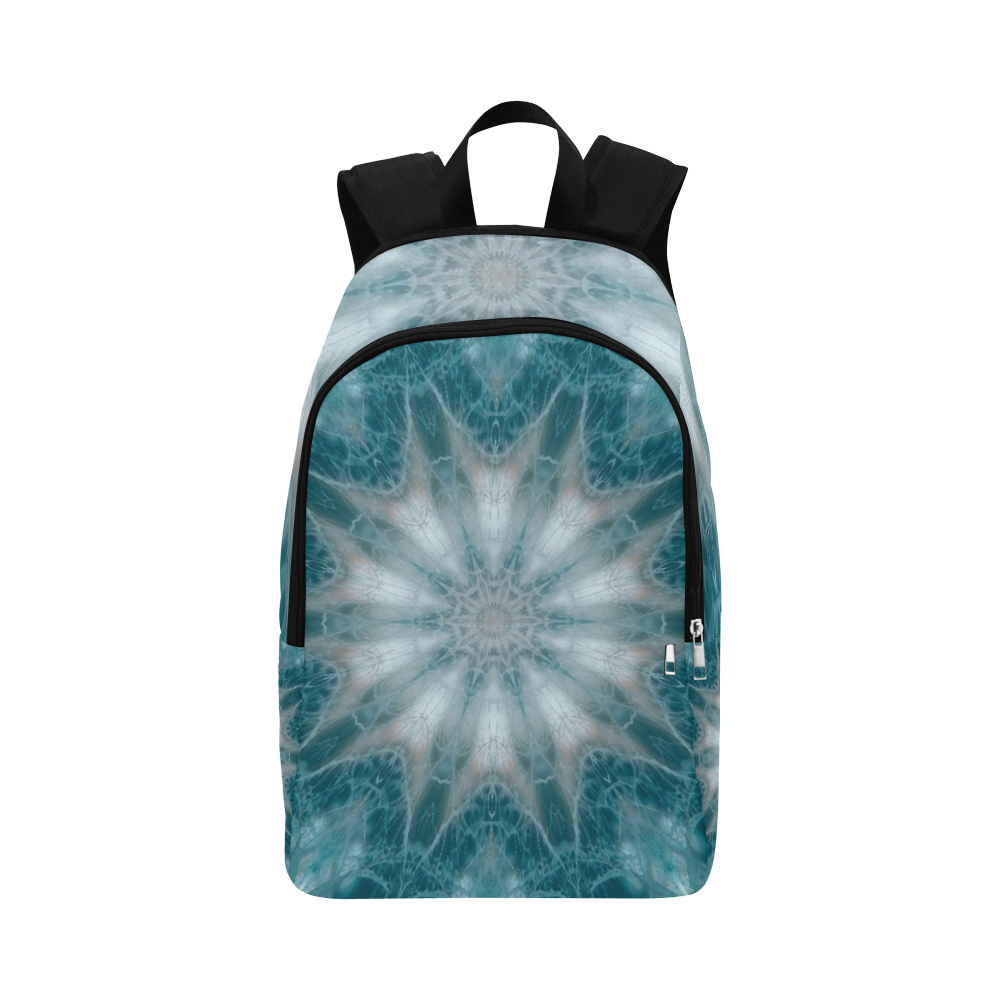 Mandala - Green, White, Rose Fabric Backpack for Adult (Model 1659)