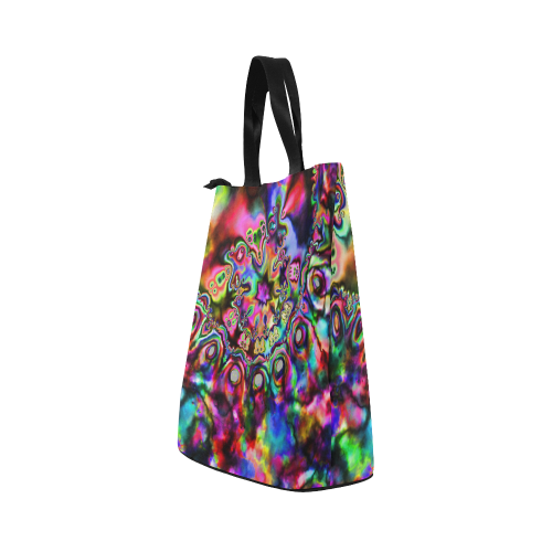 Energetic Rainbow Nylon Lunch Tote Bag (Model 1670)