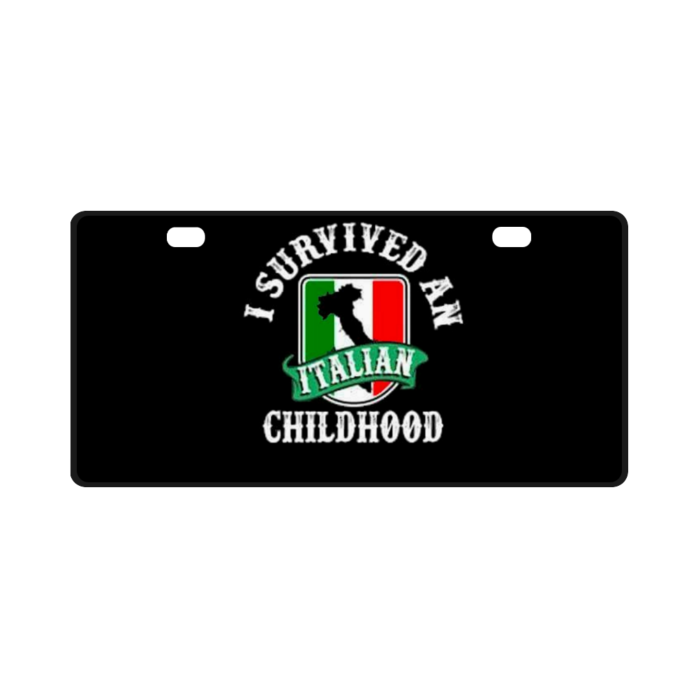 I Survived An Italian Childhood License Plate
