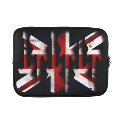 Union Jack British UK Flag Guitars Custom Laptop Sleeve 15''