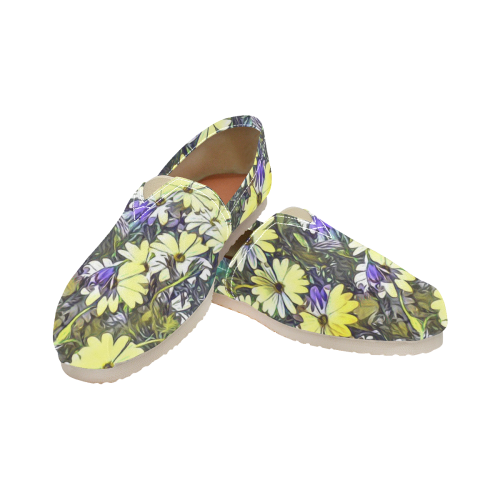 Floral ArtStudio 29 by JamColors Women's Classic Canvas Slip-On (Model 1206)