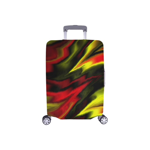 fractal waves B by JamColors Luggage Cover/Small 18"-21"