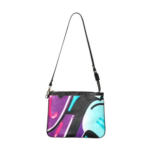 Graphic Pop Art Small Shoulder Bag (Model 1710)