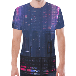 Tokyo Gamer City New All Over Print T-shirt for Men (Model T45)