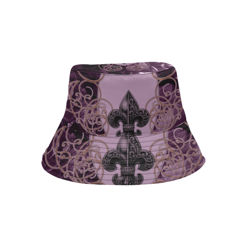 Flowers in soft violet colors All Over Print Bucket Hat