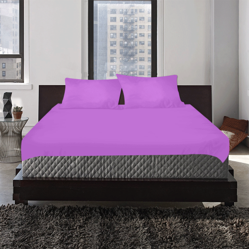 color medium orchid 3-Piece Bedding Set