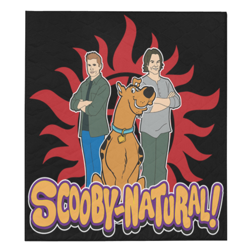 Scoobynatural quilt Quilt 70"x80"