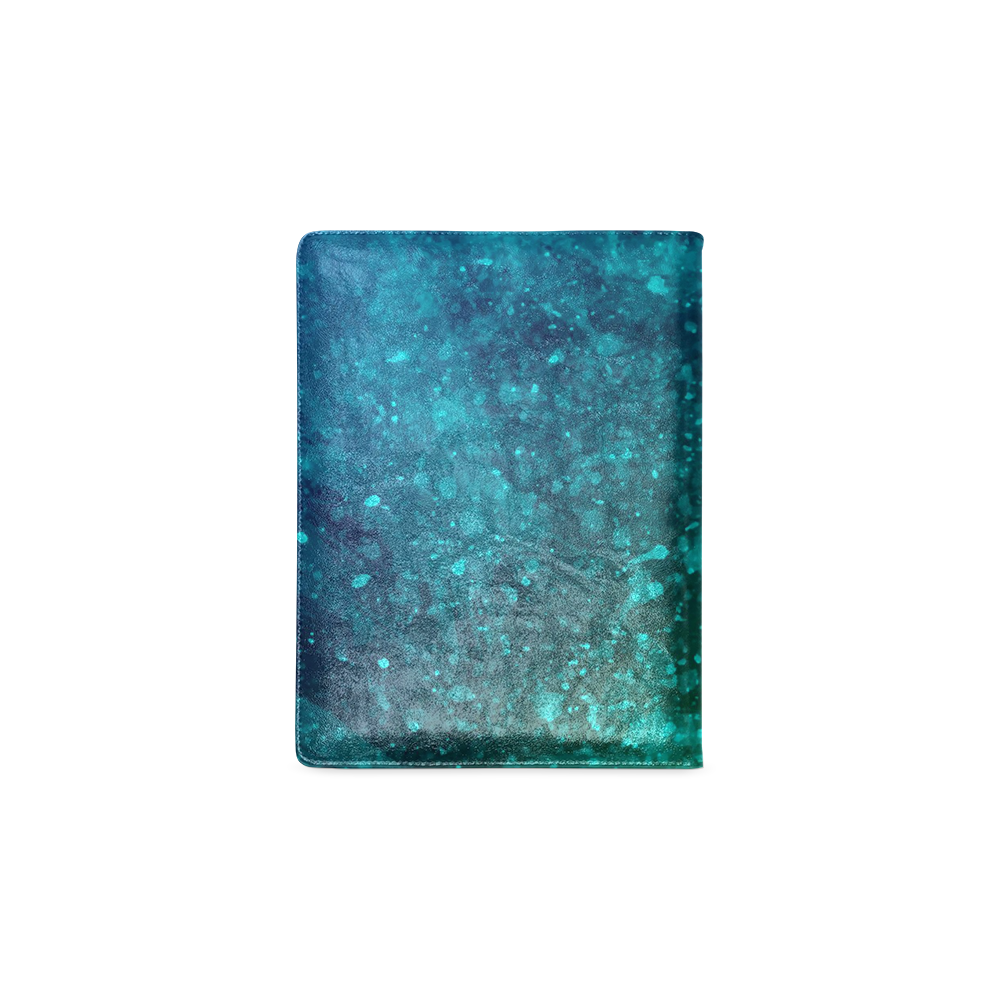 Blue and Green Abstract Custom NoteBook B5