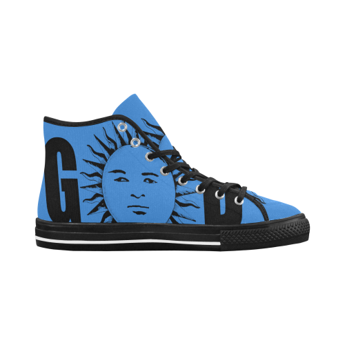 GOD Men Retros Light Blue & Black Vancouver H Men's Canvas Shoes/Large (1013-1)