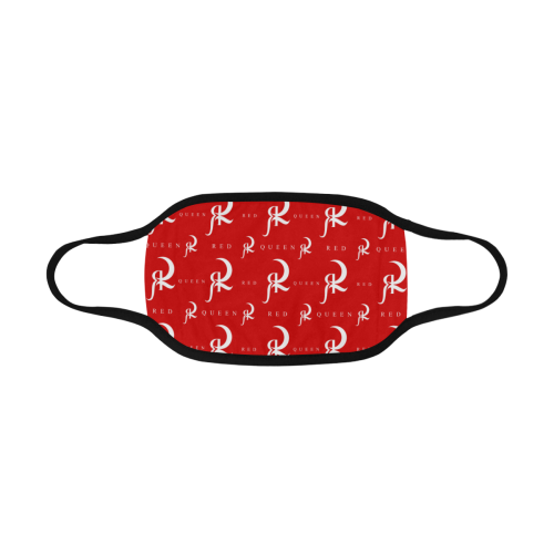 Red Queen Pattern White & Red Mouth Mask