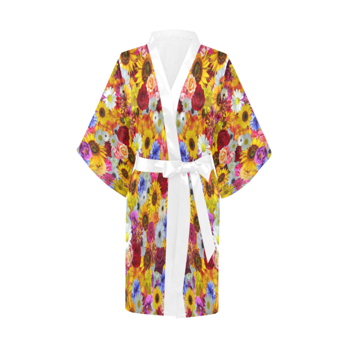 Bright Spring Fantasy Garden Kimono Robe