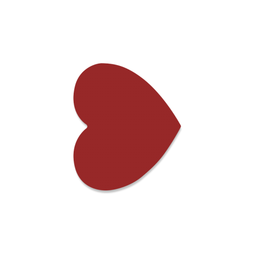 color dark red Heart Coaster
