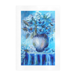 BLUE-FLOWER  KIND OF Art Print 19‘’x28‘’