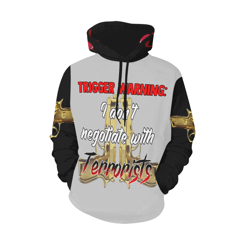 TerroristHood All Over Print Hoodie for Men/Large Size (USA Size) (Model H13)