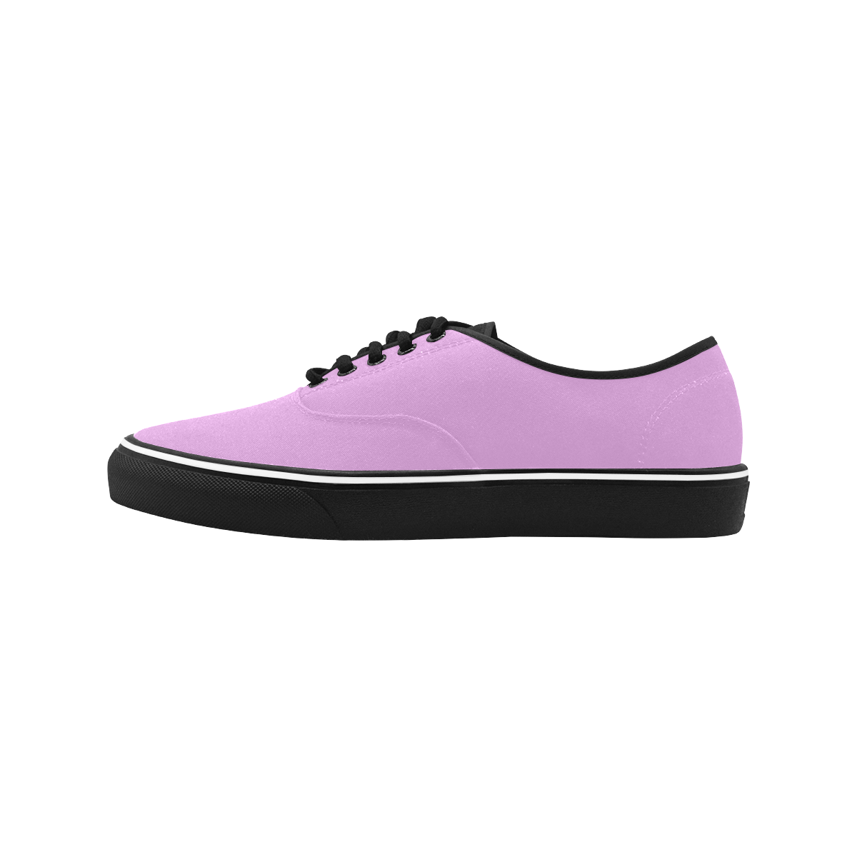 color plum Classic Men's Canvas Low Top Shoes (Model E001-4)