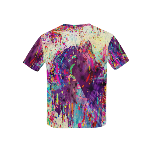 Paint Popart by Nico Bielow Kids' All Over Print T-shirt (USA Size) (Model T40)