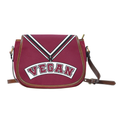 Vegan Cheerleader Saddle Bag/Small (Model 1649) Full Customization