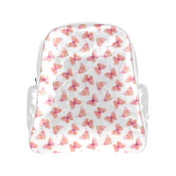 Fancy Butterfly Pattern Multi-Pockets Backpack (Model 1636)