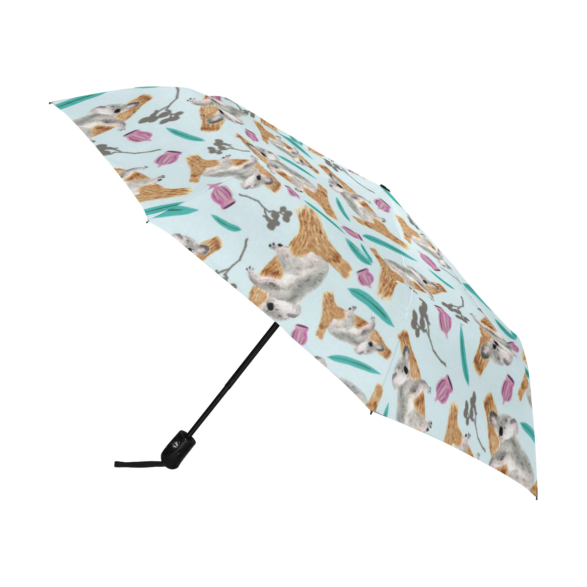 umbrella koala blue Anti-UV Auto-Foldable Umbrella (U09)