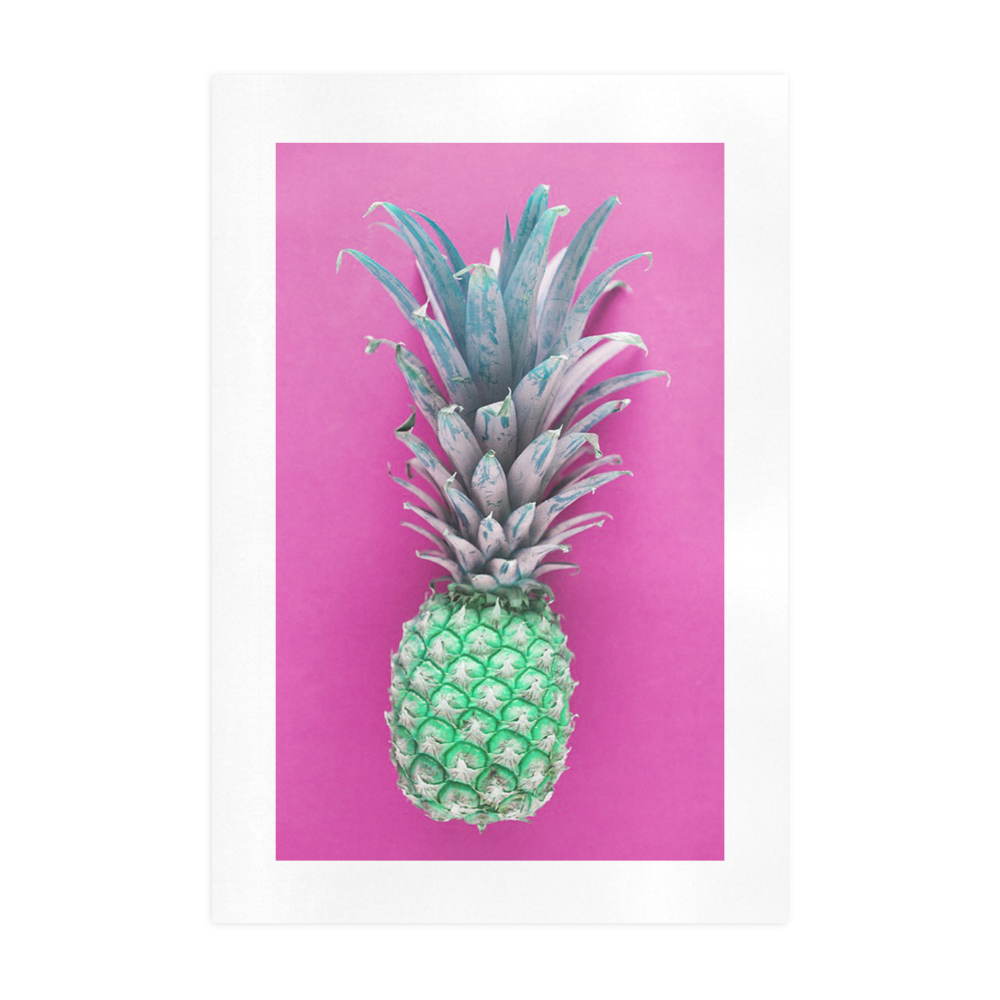 green pineapple Art Print 19‘’x28‘’