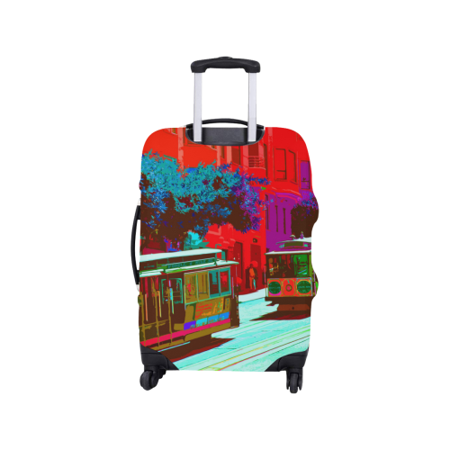 SanFrancisco_20170106_by_JAMColors Luggage Cover/Small 18"-21"