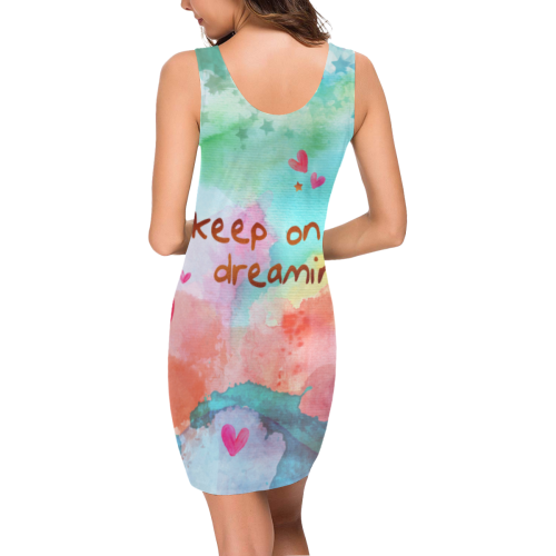 KEEP ON DREAMING - rainbow Medea Vest Dress (Model D06)
