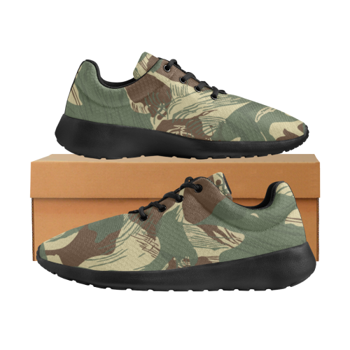 Rhodesian Brushstrokes Camouflage V2 Men's Athletic Shoes (Model 0200)